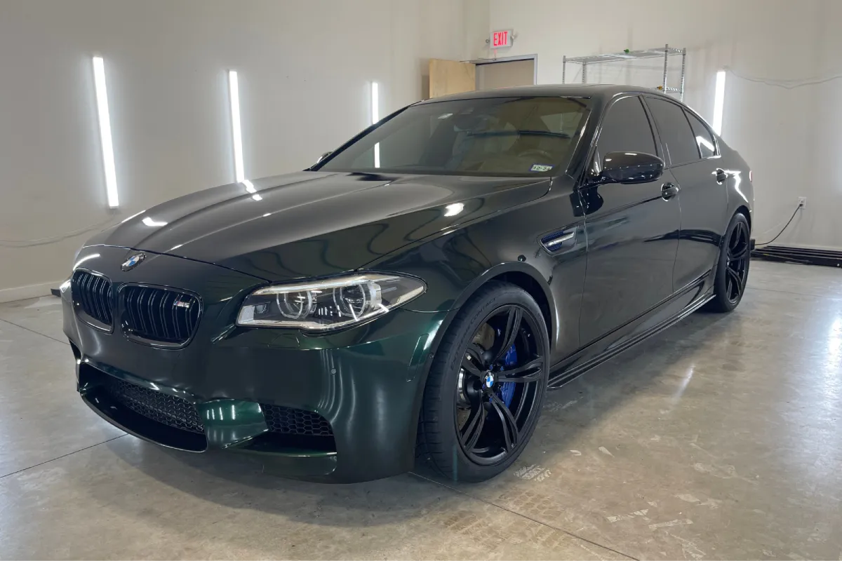 Ceramic-coated BMW with a deep gloss and lasting protection.