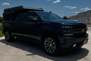 Chevrolet Silverado protected with clear paint protection film.
