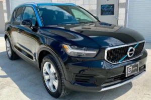 Volvo SUV with a glossy finish after paint correction